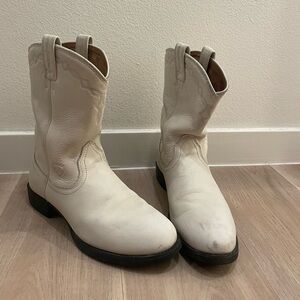 White Ariat Boots